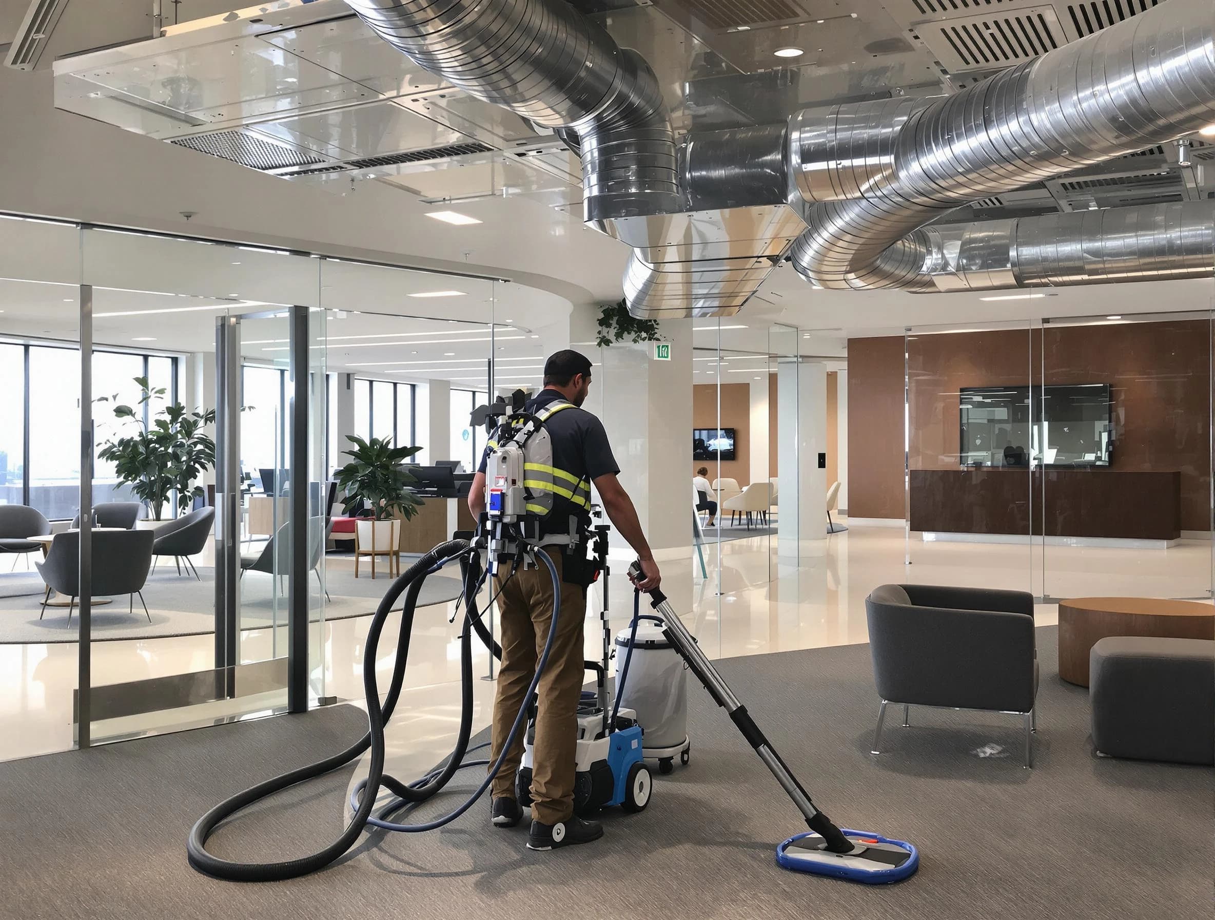 Commercial duct cleaning service by Meadow Lake Air Duct Cleaning in Meadow Lake