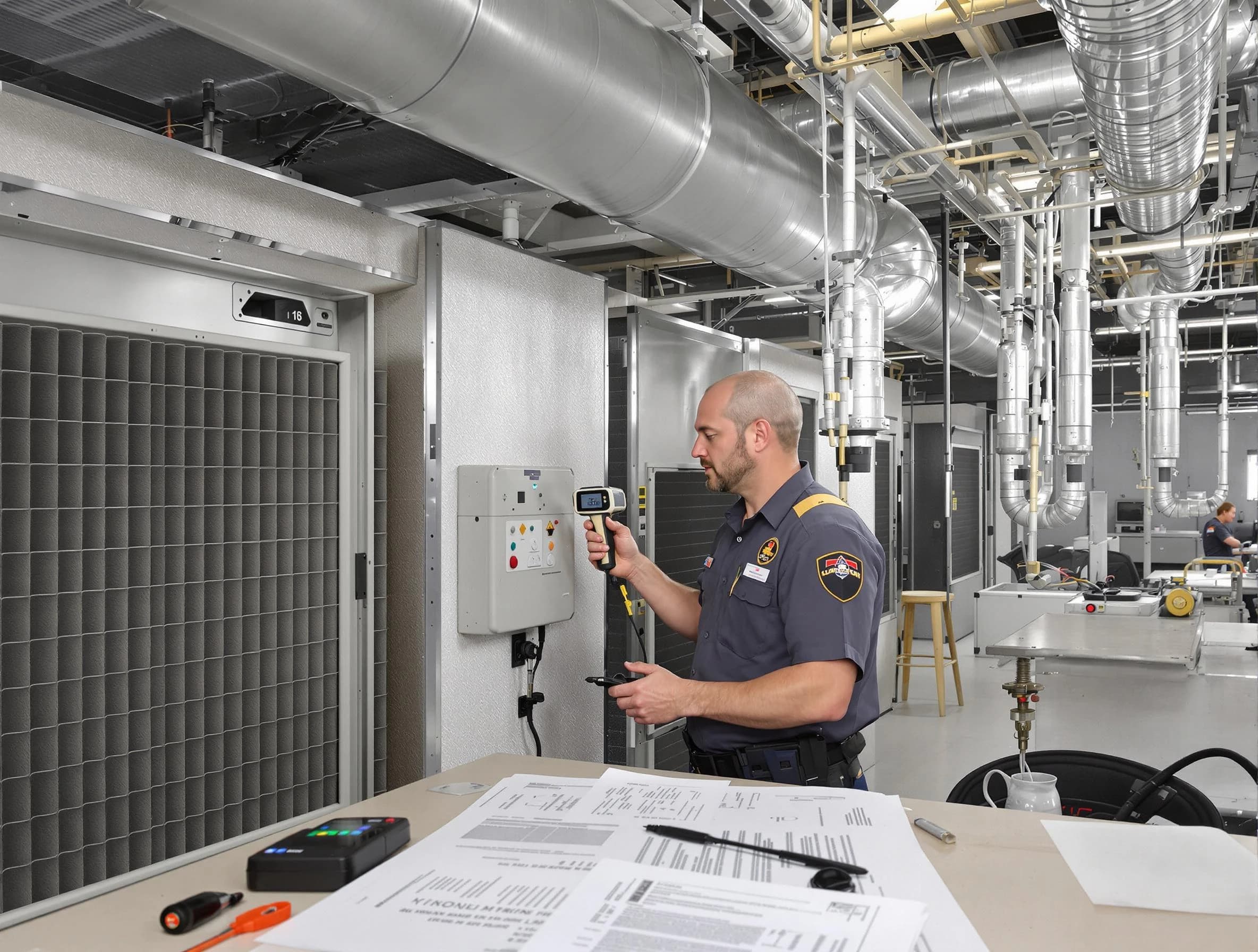 Professional filter system inspection by Meadow Lake Air Duct Cleaning in Meadow Lake