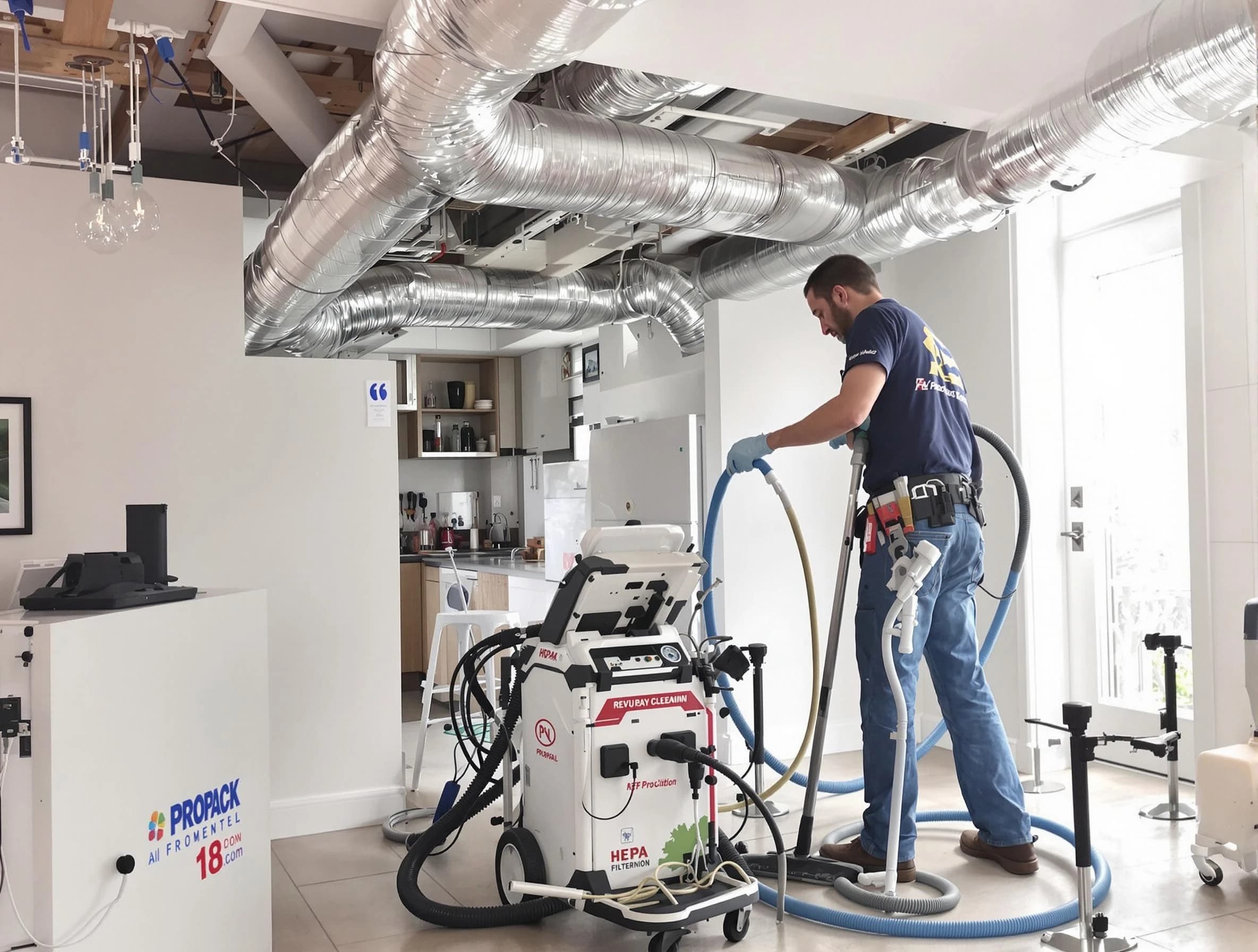 Meadow Lake Air Duct Cleaning technician performing advanced pure duct cleaning with specialized equipment in Meadow Lake