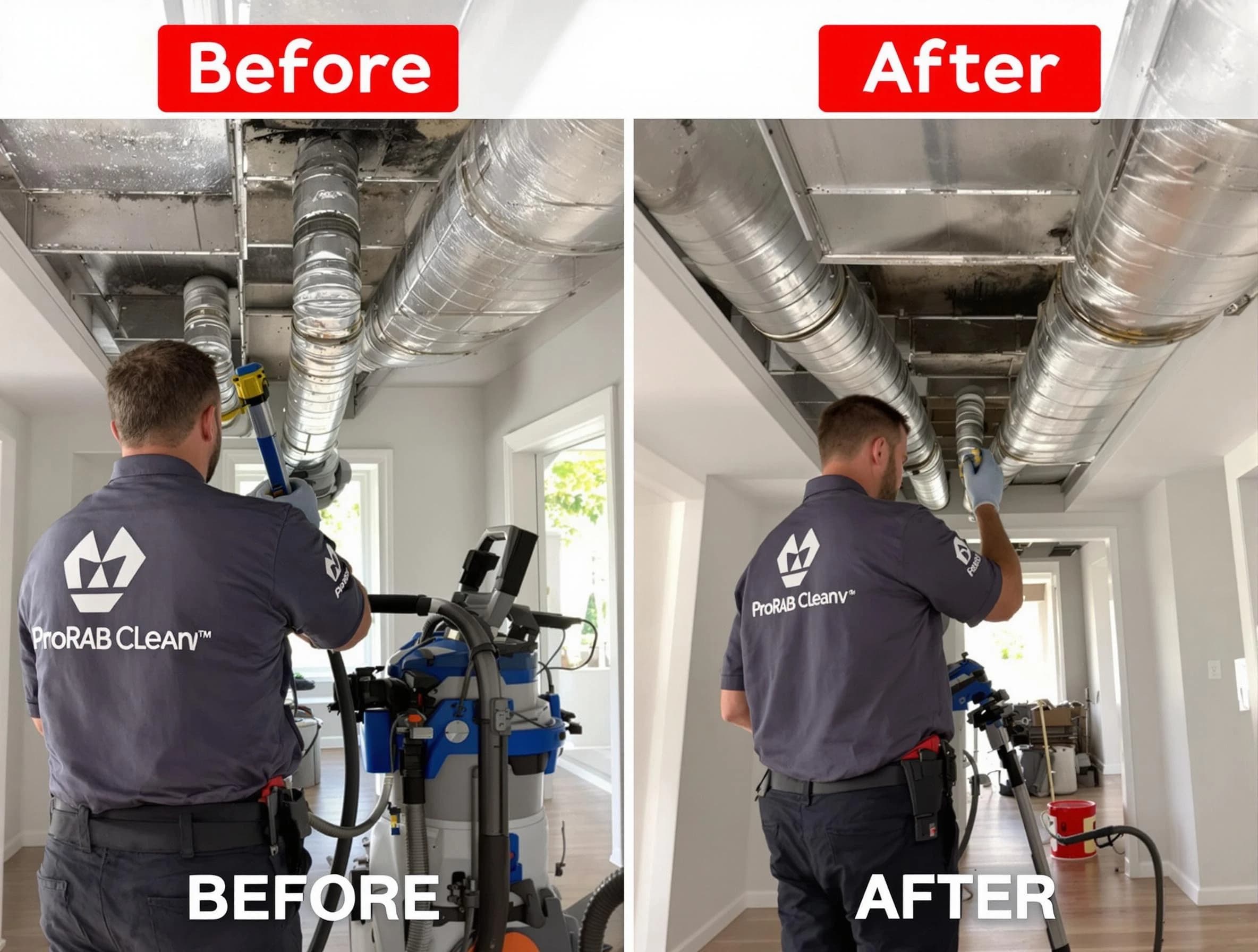 Meadow Lake Air Duct Cleaning expert performing thorough residential duct cleaning in a Meadow Lake home