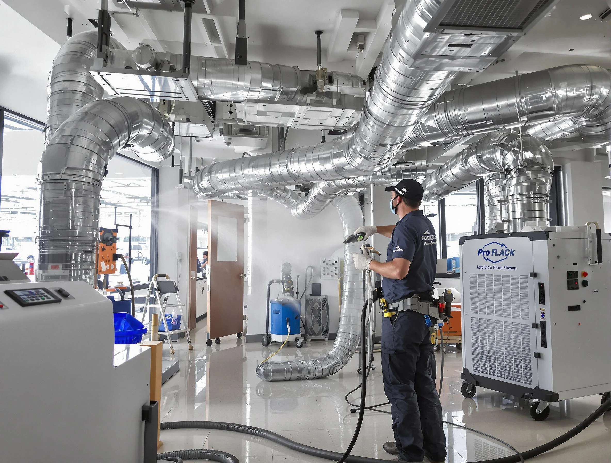 Negative Pressure Air Duct Cleaning in Meadow Lake