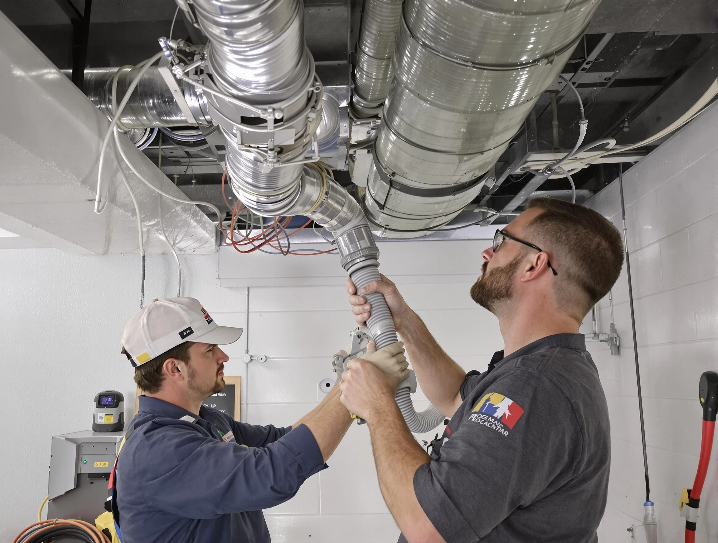Meadow Lake Air Duct Cleaning technician performing thorough AC duct cleaning in Meadow Lake