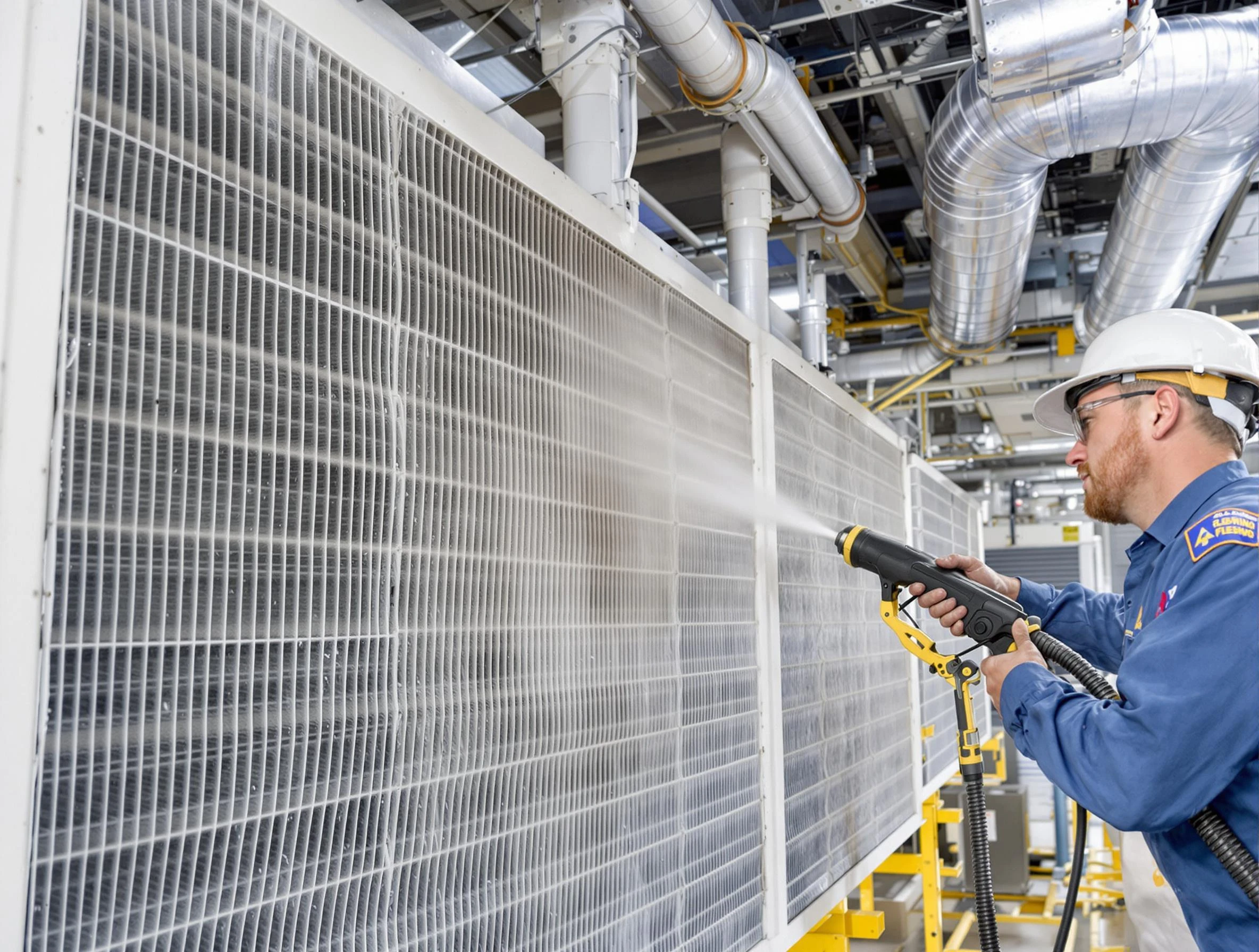 Professional commercial coil cleaning by Meadow Lake Air Duct Cleaning in Meadow Lake