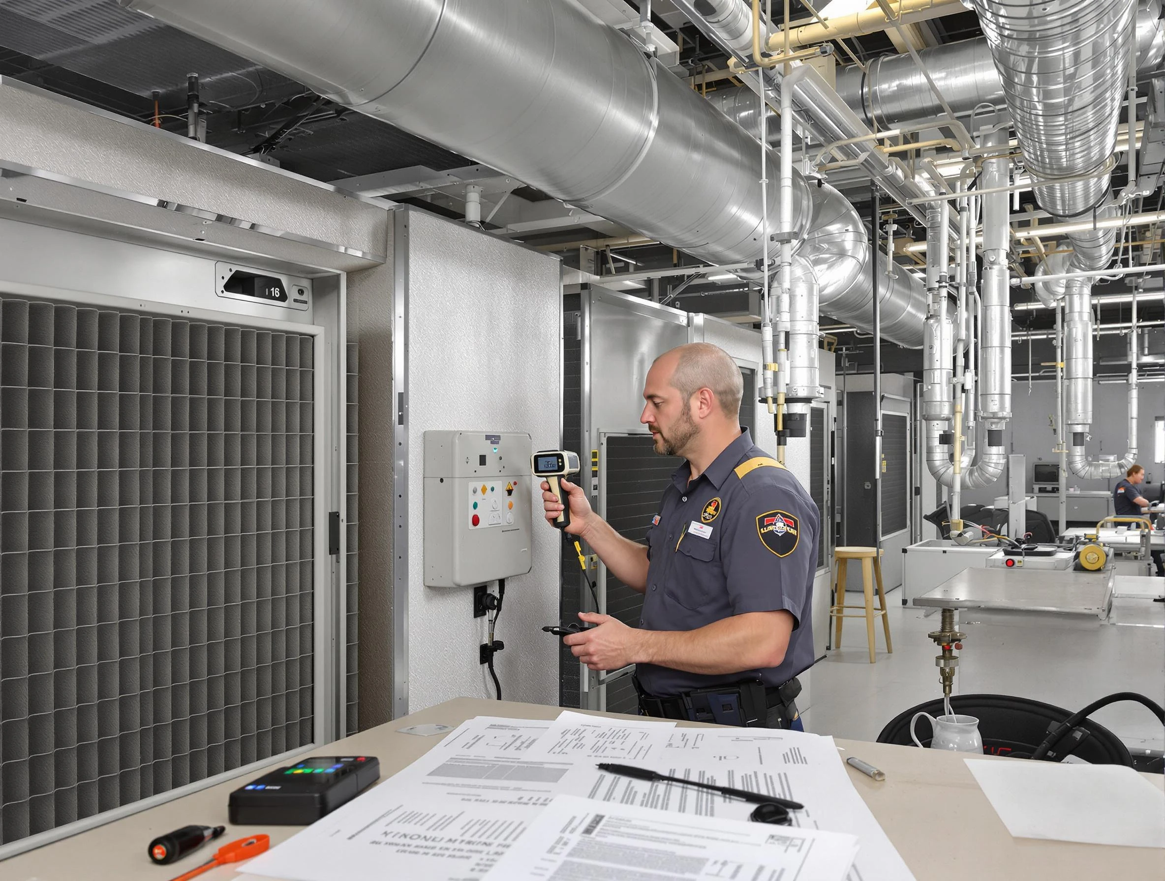 Professional filter system inspection by Meadow Lake Air Duct Cleaning in Meadow Lake