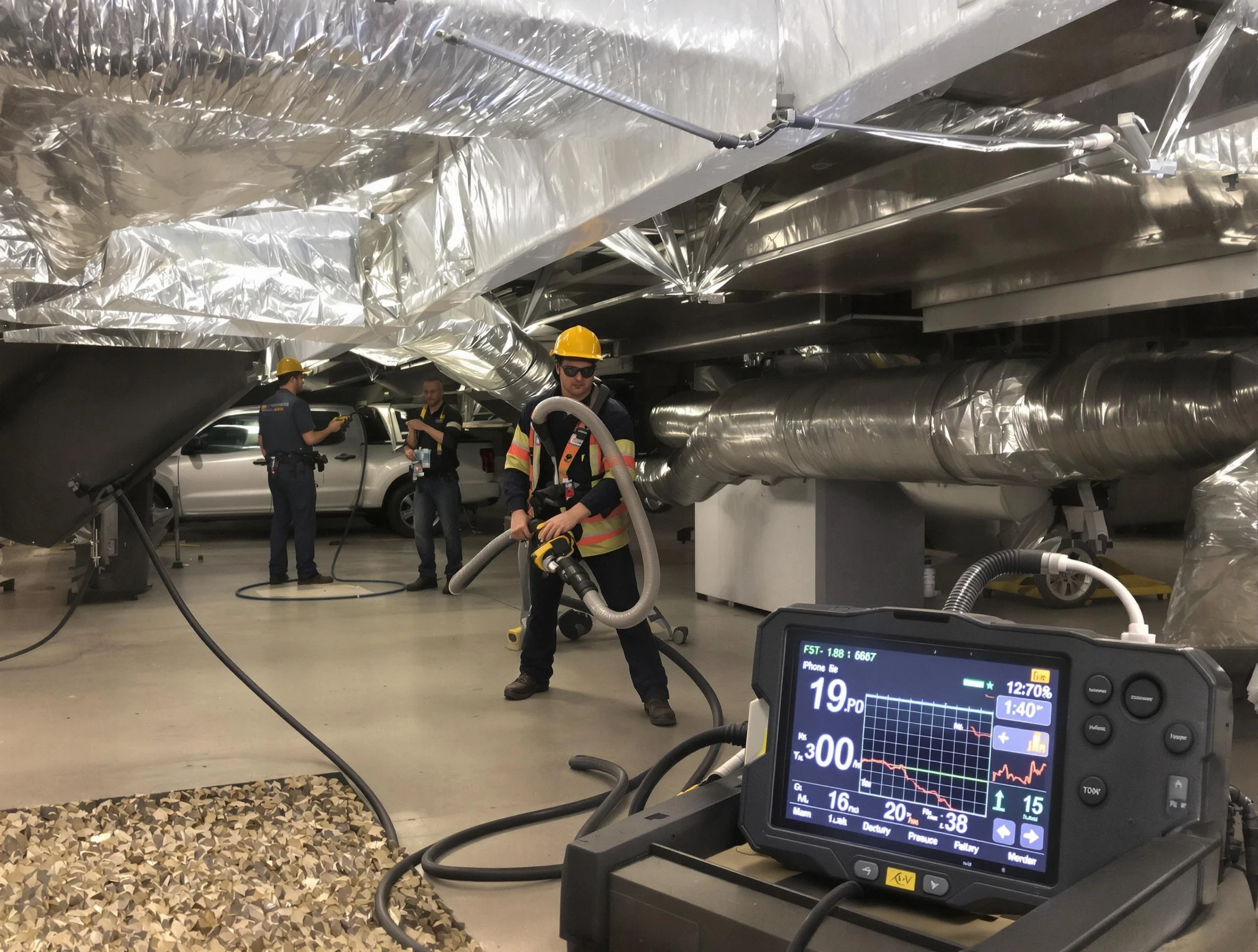 Professional negative pressure duct cleaning by Meadow Lake Air Duct Cleaning in Meadow Lake